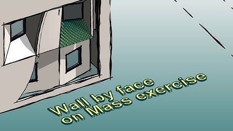 Everyday Revit (Day 350) - Wall by face on mass exercise