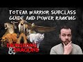 Totem Warrior (Barbarian) Subclass Guide and Power Ranking in D&D 5e - HDIWDT