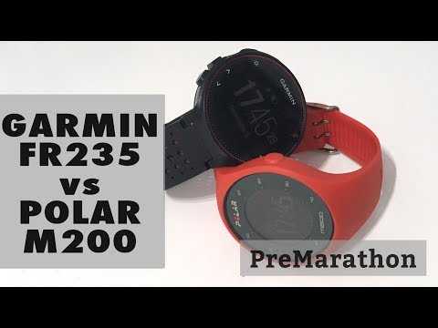 Comparativa Garmin Forerunner 235 vs Polar M200