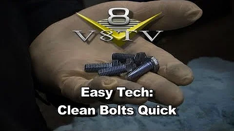 Quick Tip For Cleaning Hardware:  Eastwood Fast Etch Video V8TV