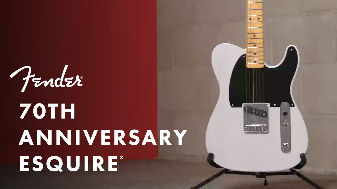 70th Anniversary Esquire: The Original 1-Pickup Wonder | Fender