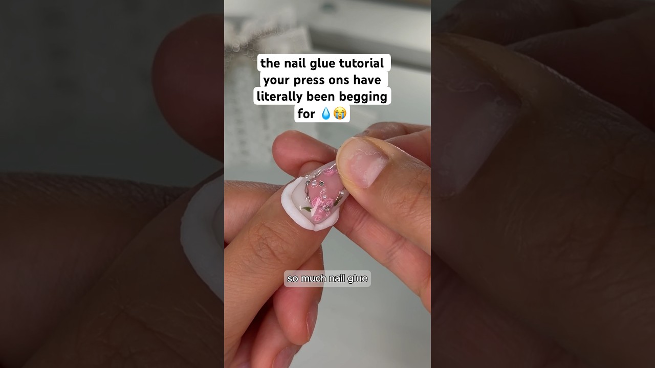the nail glue tutorial your press ons have literally