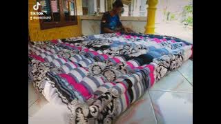 kasur kapuk kapas empuk ,motif selalu update,murah,mewah