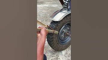 Tire loosening process- Good tools and machinery make work easy