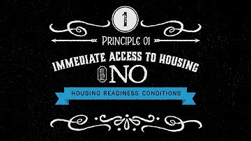 Housing First: Principles Into Practice #1