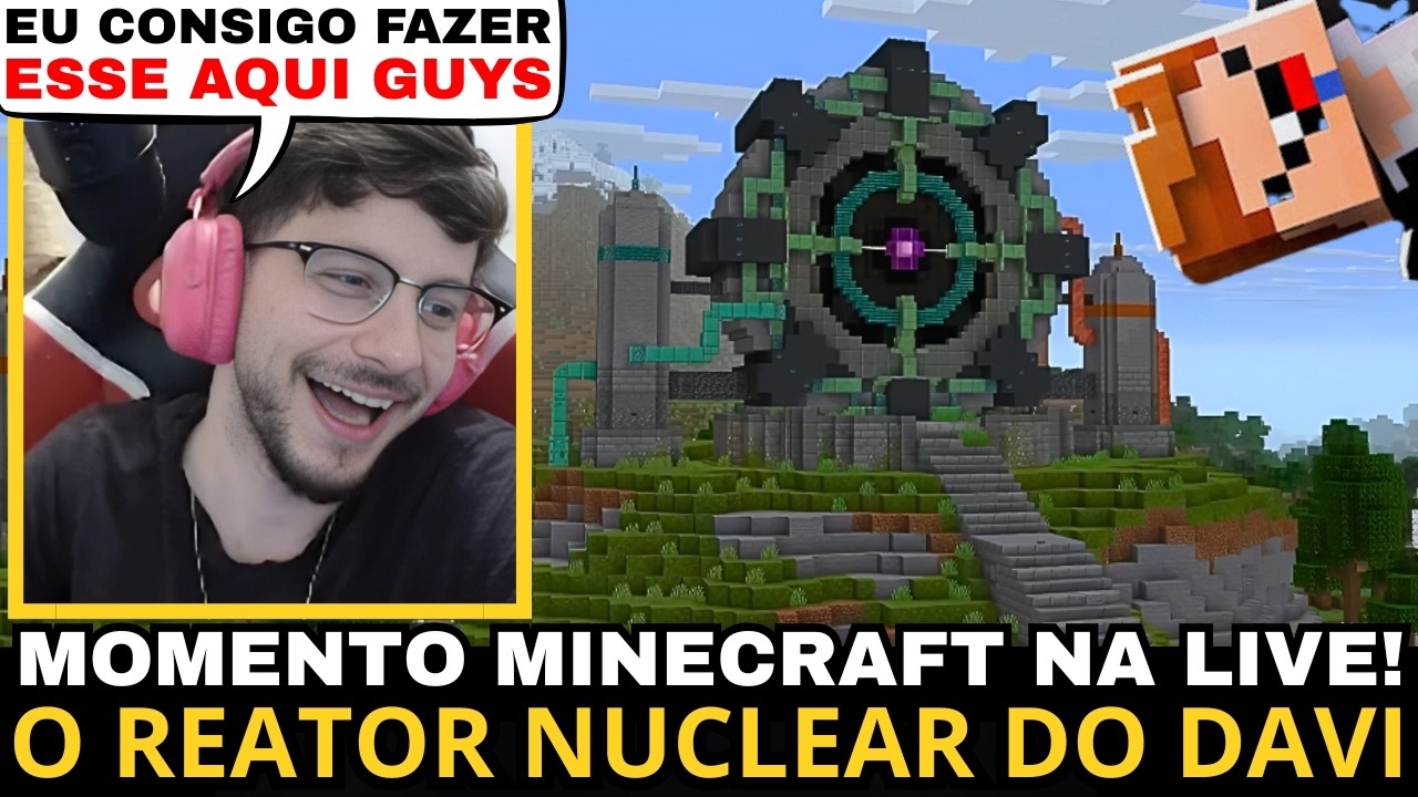 🚨O REATOR NUCLEAR DO DAVI! GREVTHAR REAGE E COMENTA AO @HDDaviGamer
