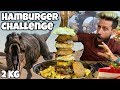 TREX BURGER Challenge (2KG) - Speed Challenge - MAN VS FOOD