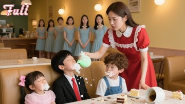 CEO’s 3Genius Kids Faked Poisoning to Test His Date—Only a Waitress Saved Them! Love Began!#drama
