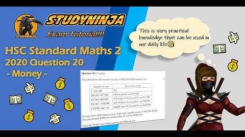HSC Maths Standard 2020 Question 20 - StudyNinja