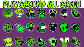 FNF Character Test | Gameplay VS My Playground | ALL Green Test