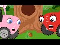 ДЕРЕВЬЯ - Тыр Тыр трактор - Песенки для детей про счет и деревья
