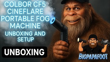 Colbor CF5 Cineflare Portable Fog machine Unboxing Setup content creation *Is it any good?