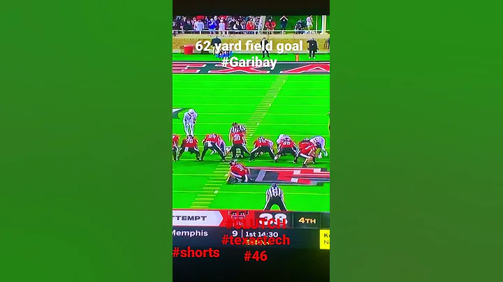 Texas tech wins on 62 yard field goal  #garibay #4...
