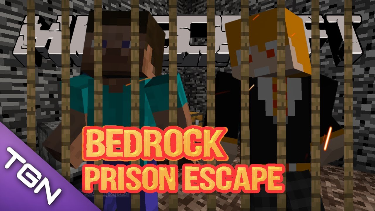 Minecraft : Bedrock Prison Escape Map - คุกนี้มีไว้หนี - YouTube