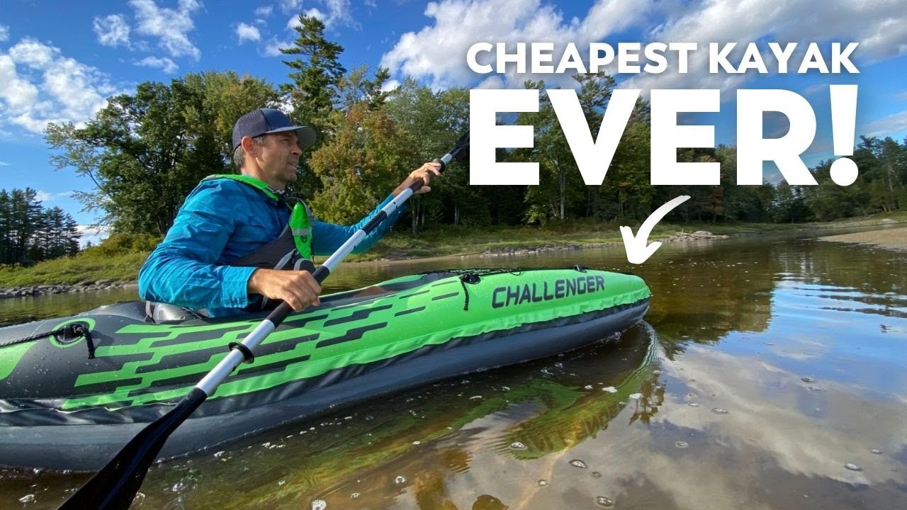 Cheapest Kayak in the World! | Intex Challenger K1 Review - YouTube