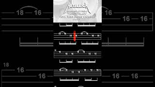 CLIFF BURTON BASS SOLO FROM "FADE TO BLACK"【BASS TAB】 #shorts #basstabs #metallica