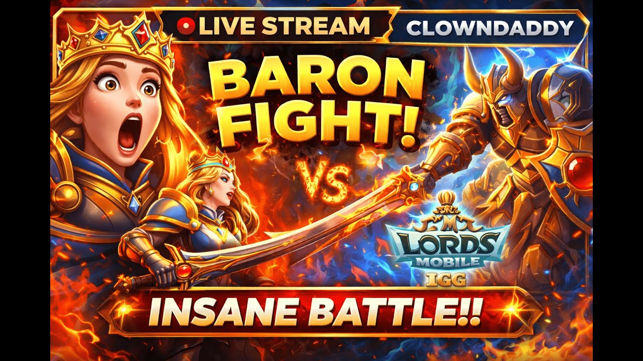 BARON FIGHT - AMAZING CLASH BATTLE  Ft PSP0 (Snow) {LORDS MOBILE}
