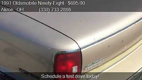 1991 Oldsmobile Ninety-Eight Regency Elite 4dr Sedan for sal