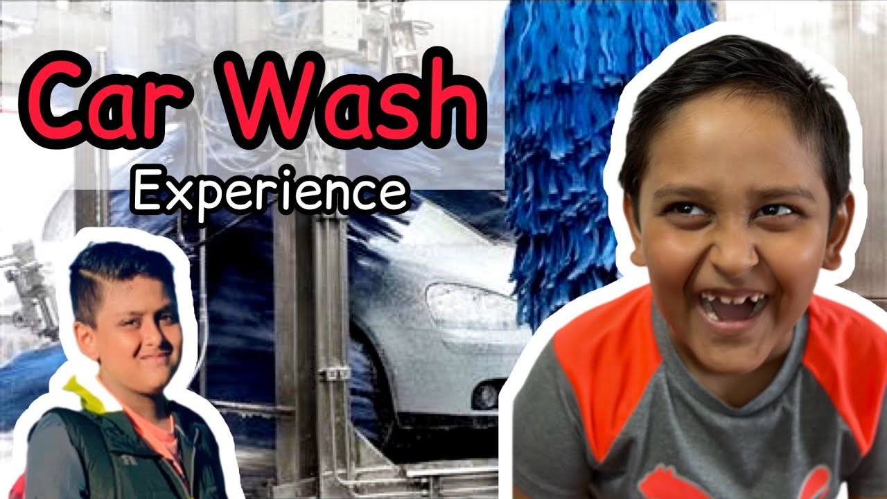 First Car Wash Drivethru Carwash fun for Kids Learning for Kids