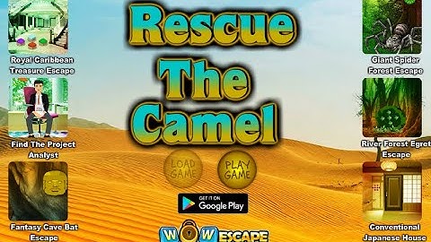 Wow Rescue The Camel Walkthrough [WowEscape]