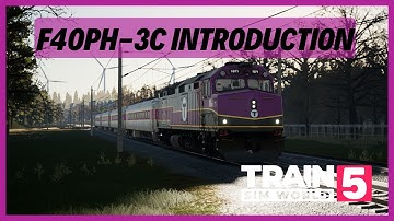 TSW5 | MBTA F40PH-3C Introduction Tutorial | MBTA Commuter: Boston - Worcester | Training Centre