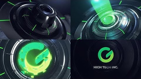 Circular 3D Tech logo Reveal | After Effects Template