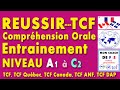 TCF Réussir le TCF Compréhension Orale Entrainement Niveau A1 à C2 TCF Québec Canada TCF ANF TCF DAP