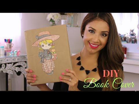 DIY Paper Bag Book Cover {Eco Friendly +Easy}