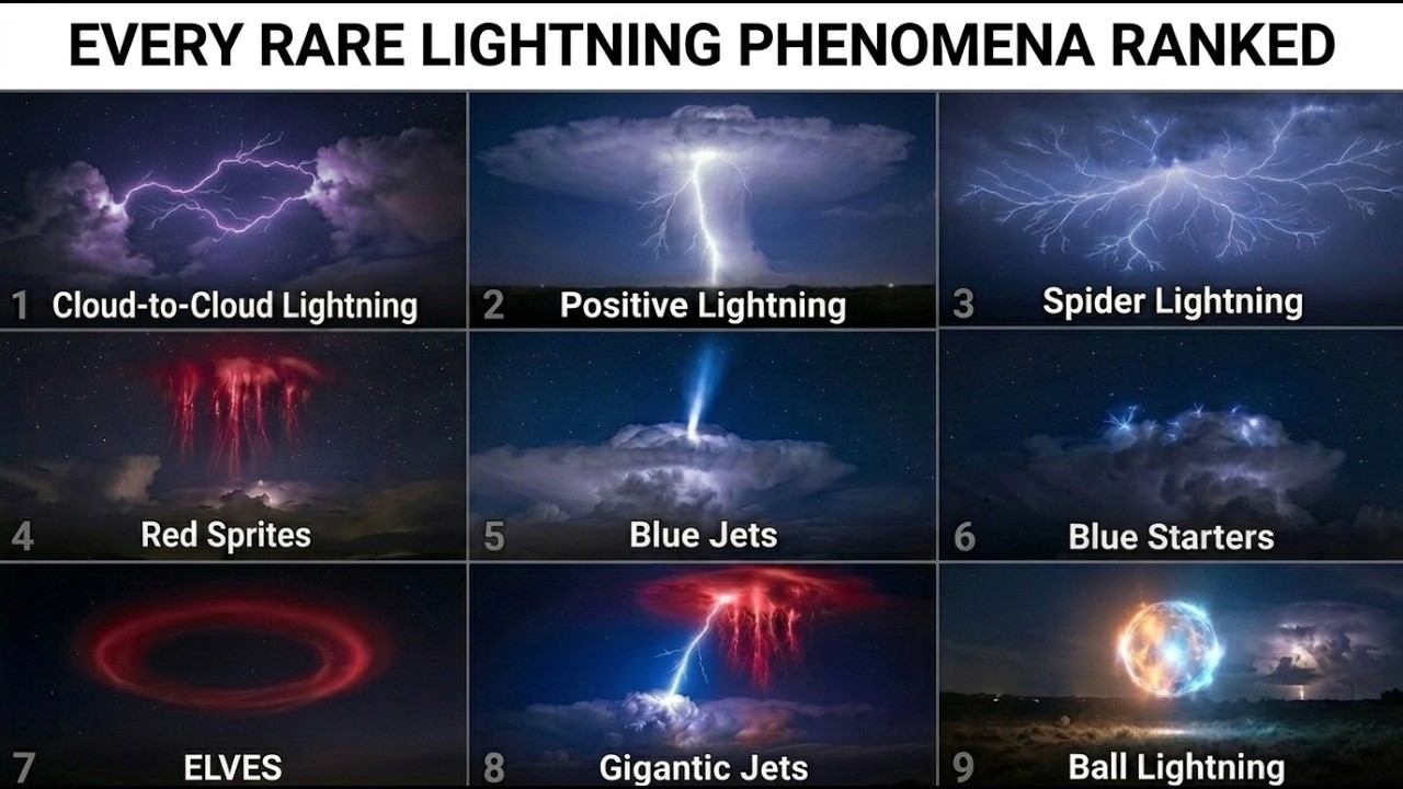 Every RARE Lightning Phenomena Ranked - YouTube
