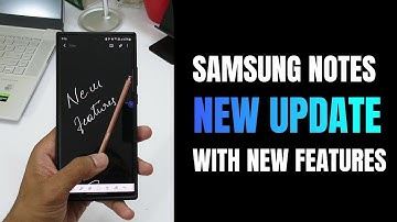 New update for Samsung Note app - One UI 3.1