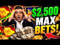 The Entire Casino Floor Froze When This Hit - $2,500 MAX BET