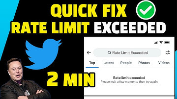 Twitter Rate Limit Exceeded 100% FIX Twitter ✅ Twitter Server Down FIXED! 🥳