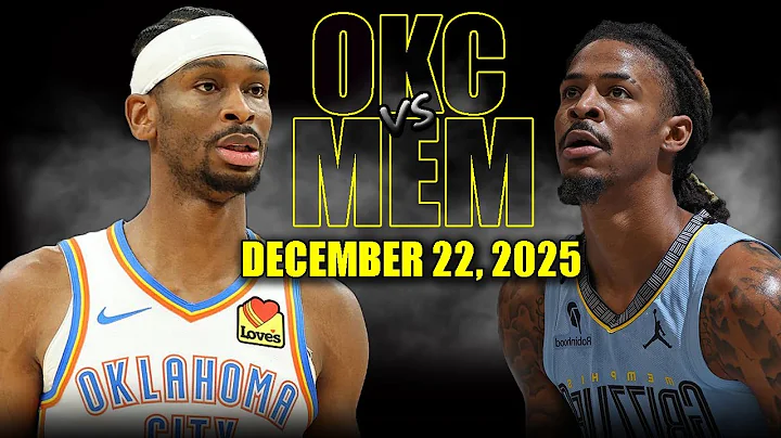 Oklahoma City Thunder vs Memphis Grizzlies Full Game Highlights – December 22, 2025 | NBA Season