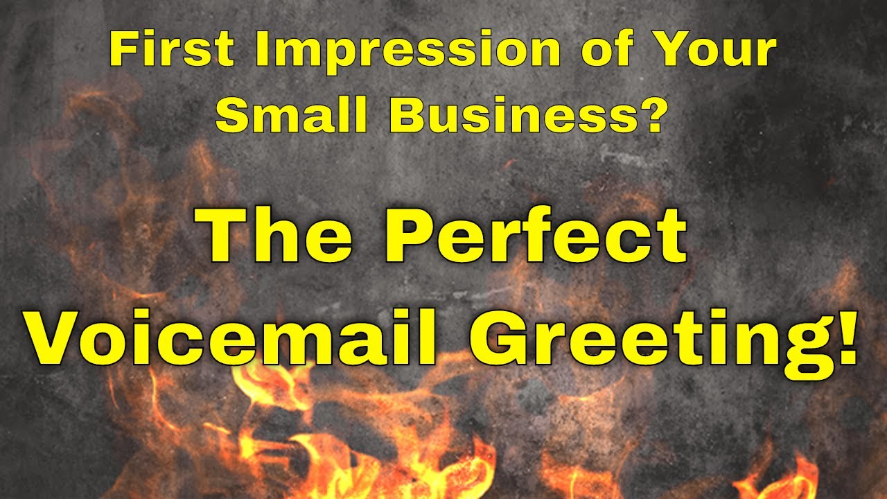 The Best Small Business Voicemail Greeting by GettinJunkDone YouTube