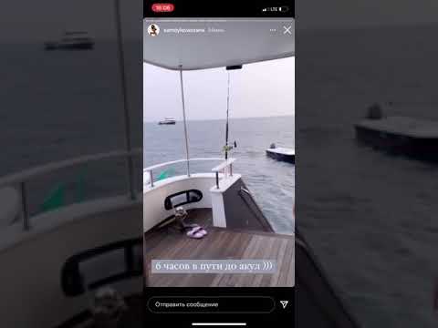 #shorts Оксана Самойлова и Джиган с семьей на отдыхе подплыли акулы 🦈