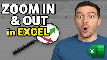 How to zoom in & zoom out in excel