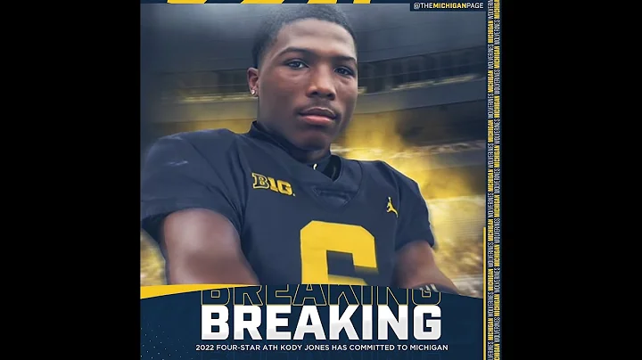 Kody Jones 4 Star  ATH Commits To Michigan | Caree...
