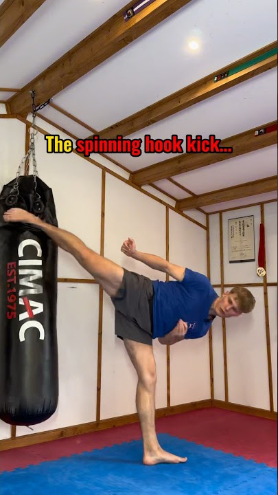 Spin hook kick VS spin back kick💪