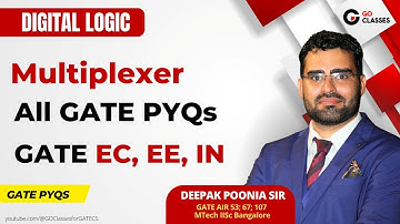 Multiplexer - 15 GATE Previous Years Questions | GATE EC, EE, IN | Digital Logic | Weekly Quiz 31