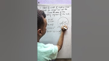 Find the area of the segment of a Circle with radius 12 cm and Central angle 120°.