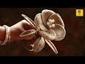 Jute craft ideas  home decorating idea handmade  jute flower  diy jute craft decoration design