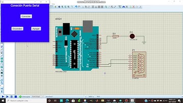 Comunicación serial con un LED (Proteus - Netbeans)