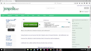 What is the difference between Iterator and ListIterator? - javapedia.net