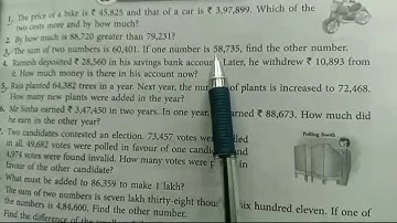 Class- 4 || Subject-Mathematics ( Self Practice- Ex. 3F)