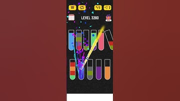 Water sort puzzle - Level 3280 #puzzle #games #level #watersortpuzzle #gaming #gameplay #solution
