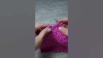 "Stars" Stitch 4 Row Repeat Knitting Pattern  #knittingtutorial #easyknitting #crochet #knitting