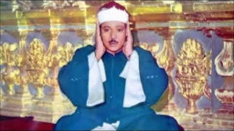 مقطع نادر جدا وأداء قوي و لا أروع للشيخ عبد الباسط من سورة ابراهيم في الستينات144p