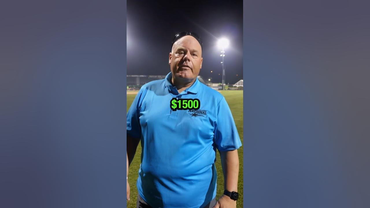 How much D1 umpires get paid 💰 shorts YouTube