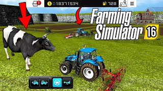 How To Cow Feeds Animals And Grass Citing in Fs16 | Timelapse #fs16