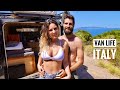 We FOUND PARADISE! SOUTHERN TUSCANY'S BEST KEPT SECRET: MONTE ARGENTARIO - VAN LIFE ITALY